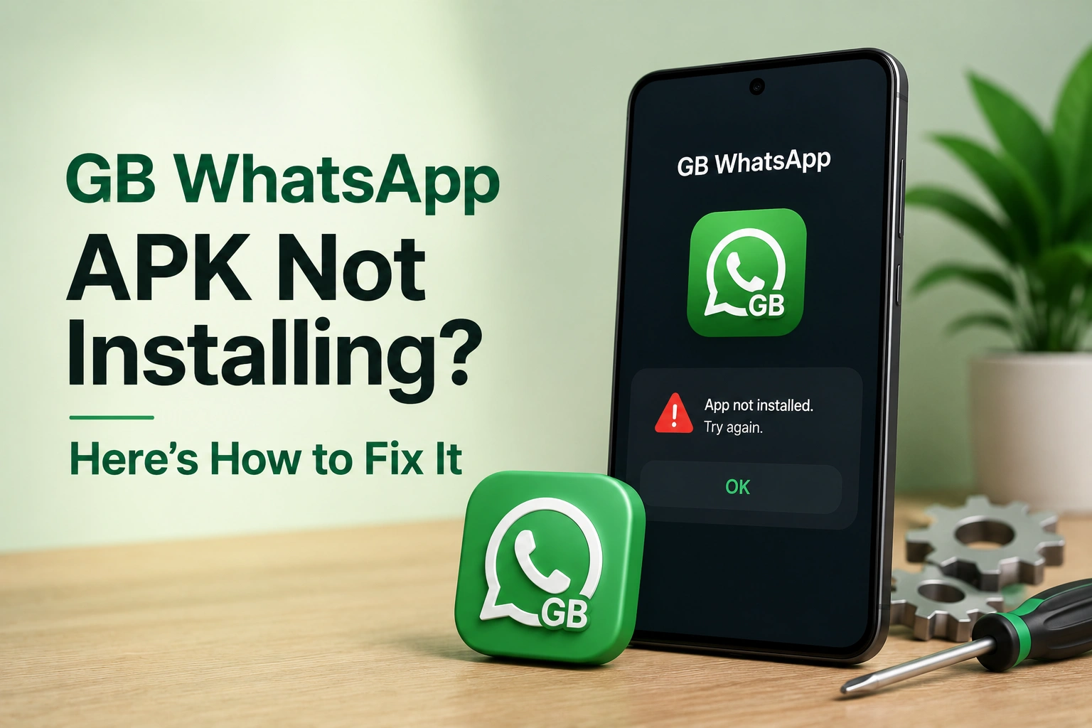 GB WhatsApp APK installation troubleshooting