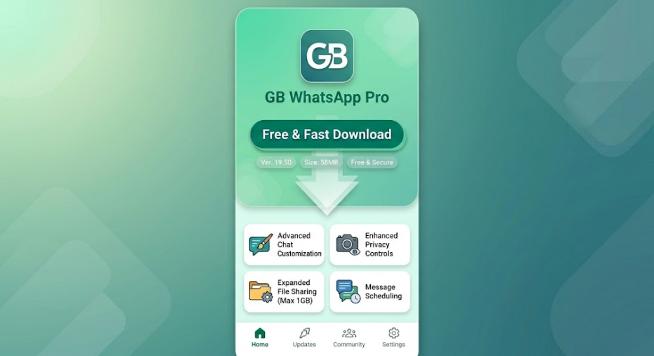 GB WhatsApp feature preview card