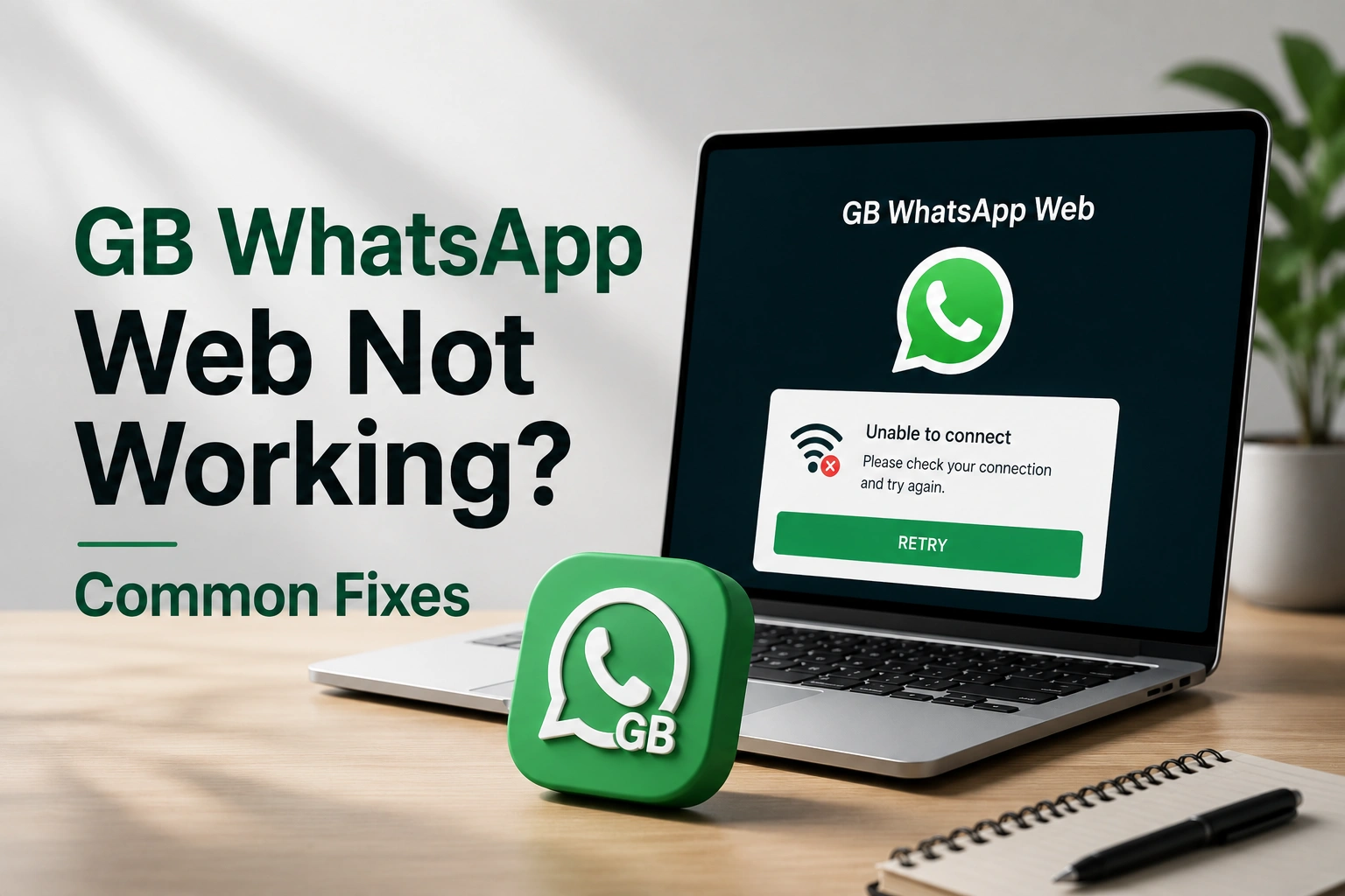 GB WhatsApp Web troubleshooting guide